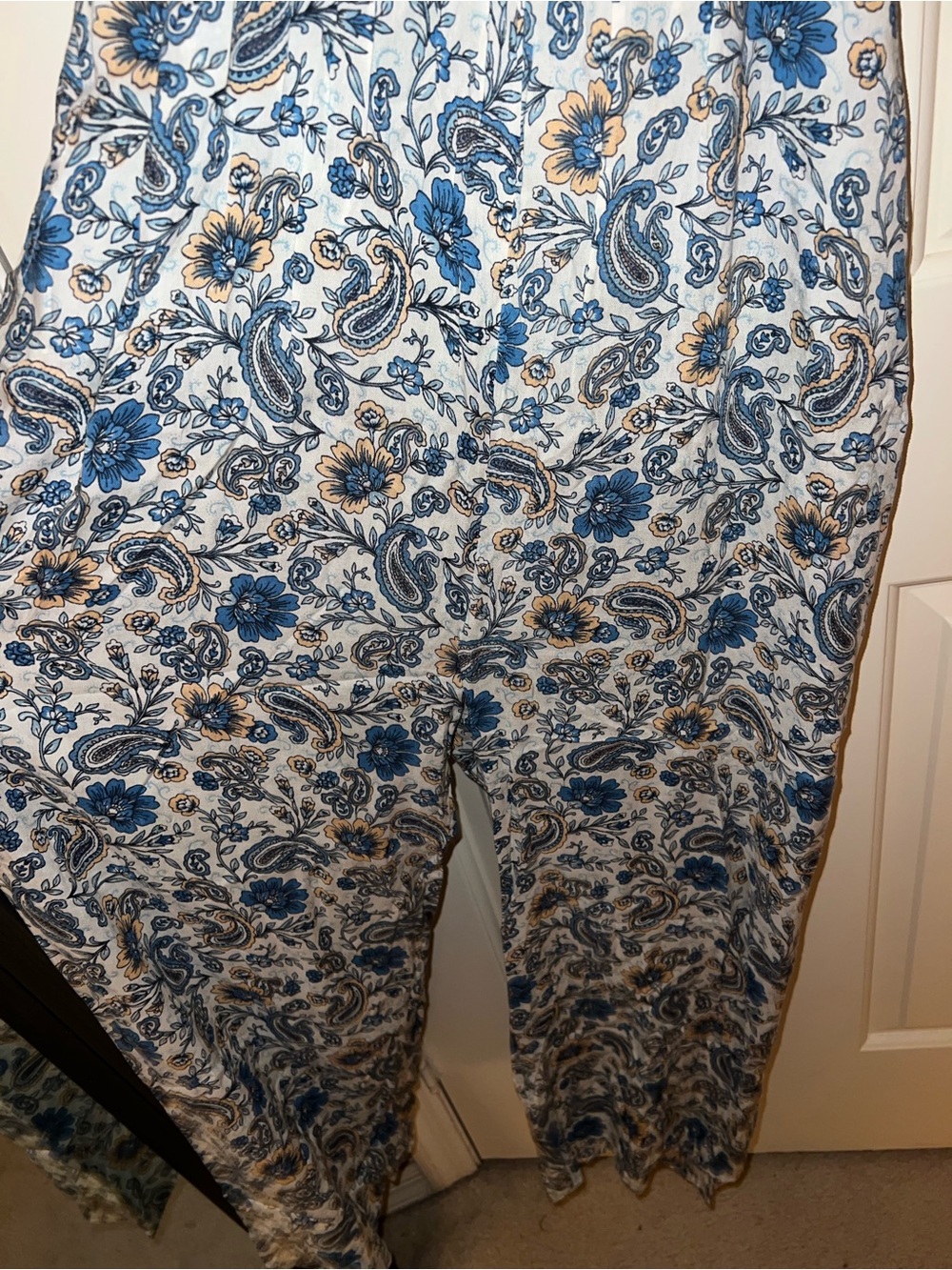 Patrons of peace medium paisley printed jumpsuit - Picture 2 of 6